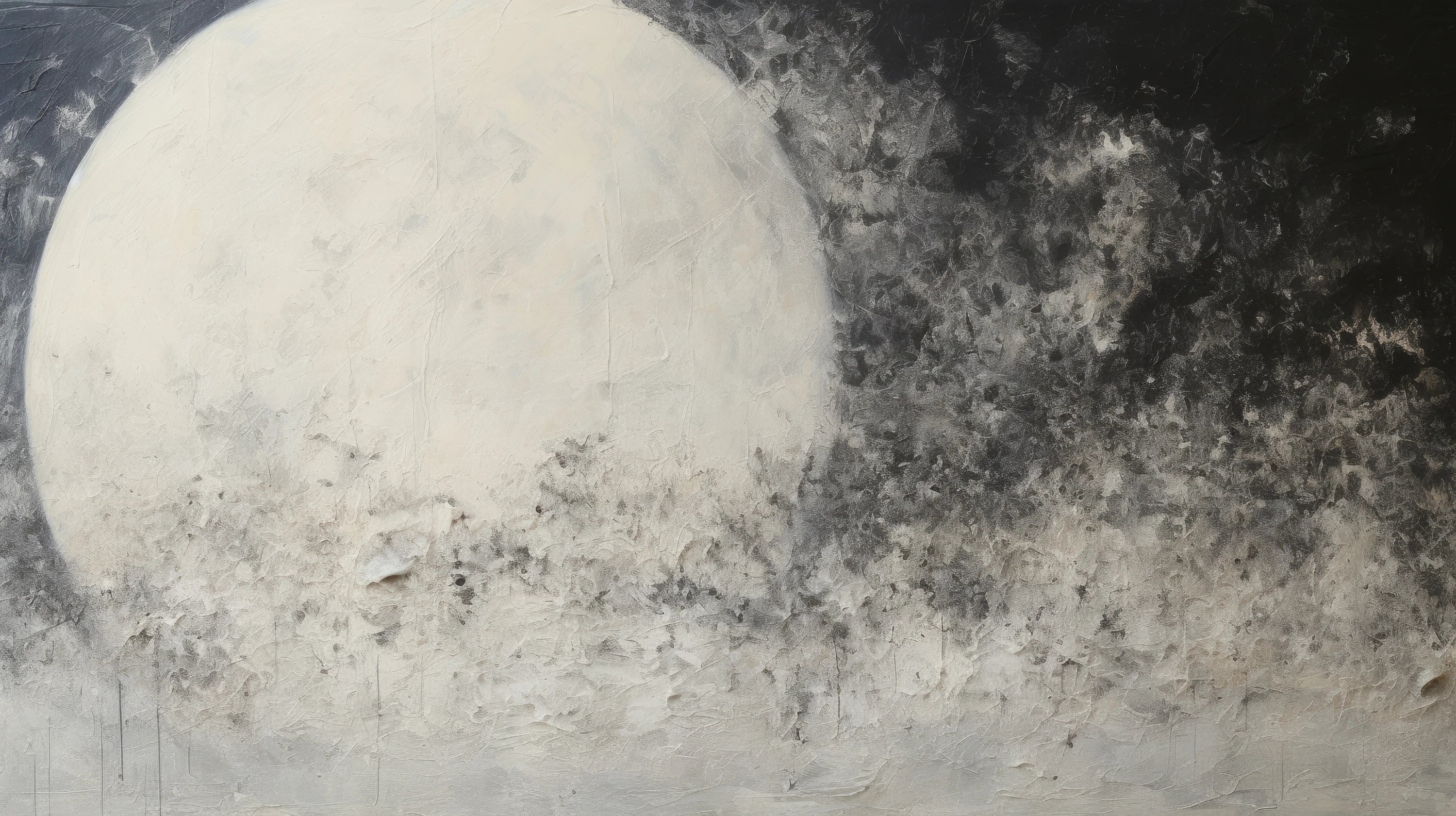 Mustervorschau: Prezentacja całego wzoru fototapety o nazwie Full Moon Calm