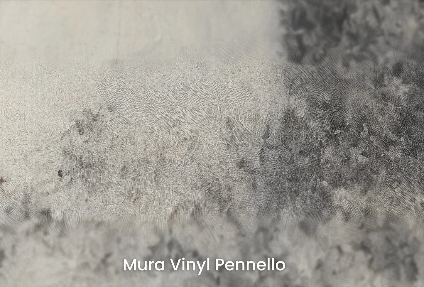 Zbliżenie na artystyczną fototapetę o nazwie Full Moon Calm na podłożu Mura Vinyl Pennello - faktura pociągnięć pędzla malarskiego.