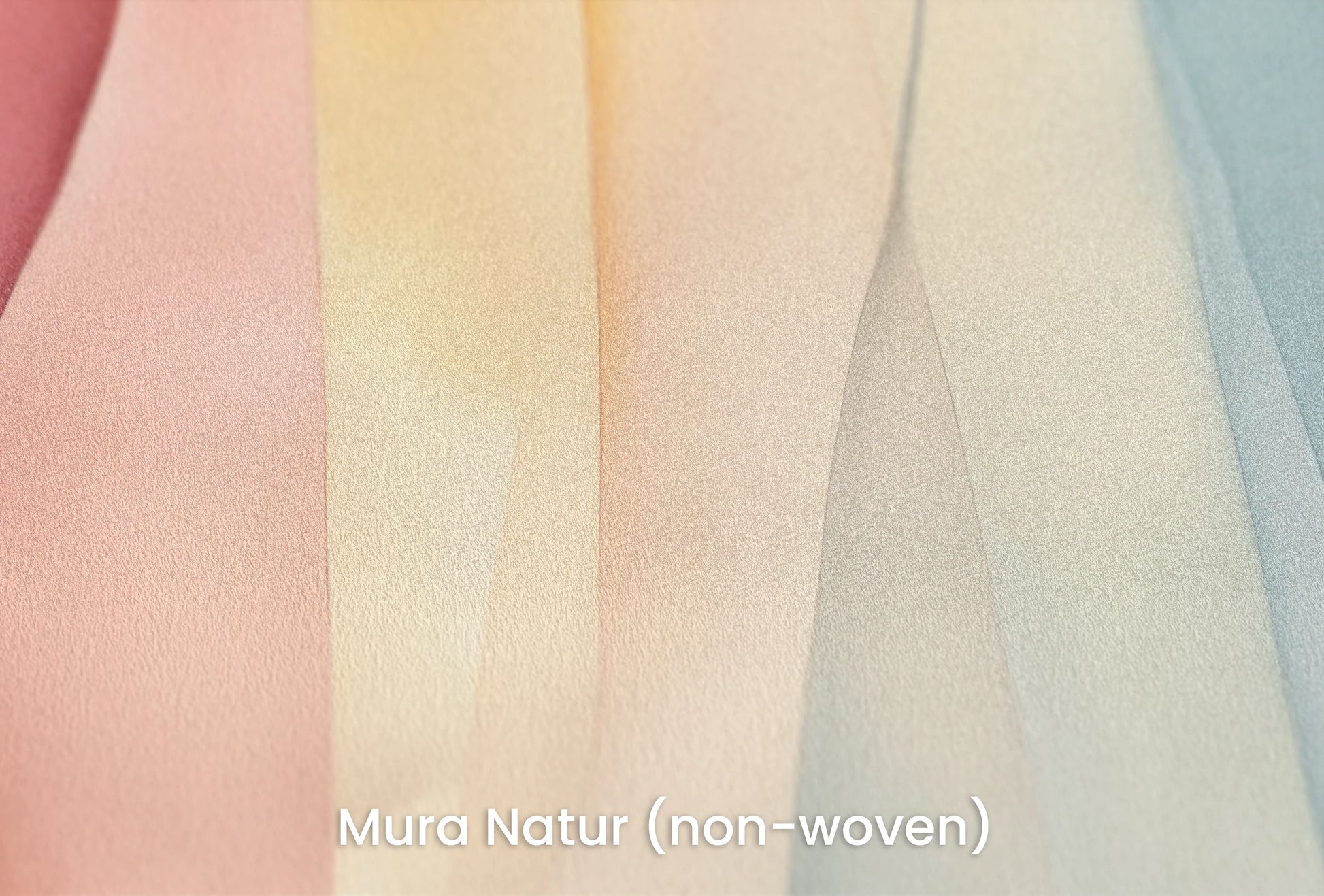 Zbliżenie na artystyczną fototapetę o nazwie Dreamy Pastel na podłożu Mura Natur (non-woven) - naturalne i ekologiczne podłoże.