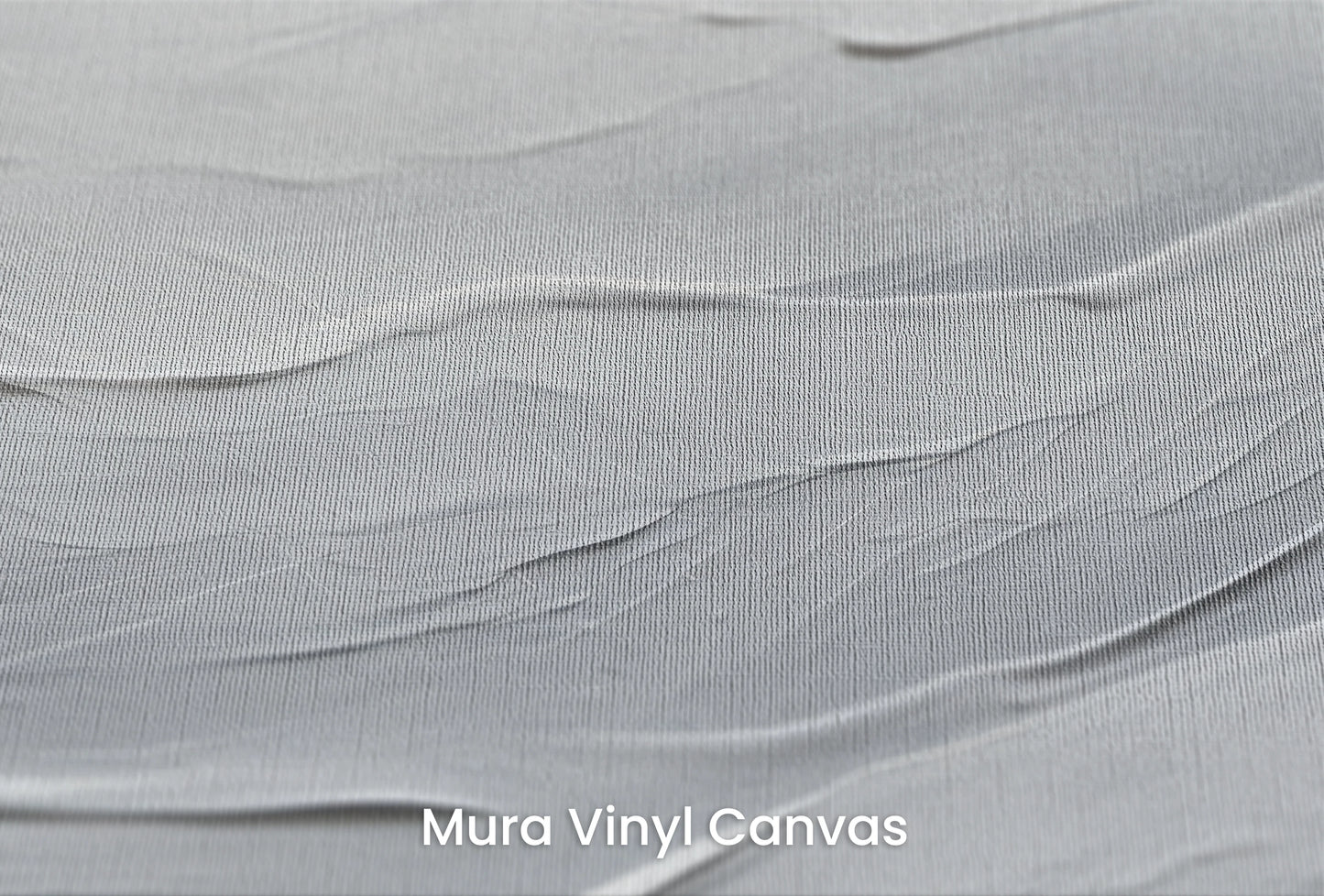 Zbliżenie na artystyczną fototapetę o nazwie Silent Waves na podłożu Mura Vinyl Canvas - faktura naturalnego płótna.