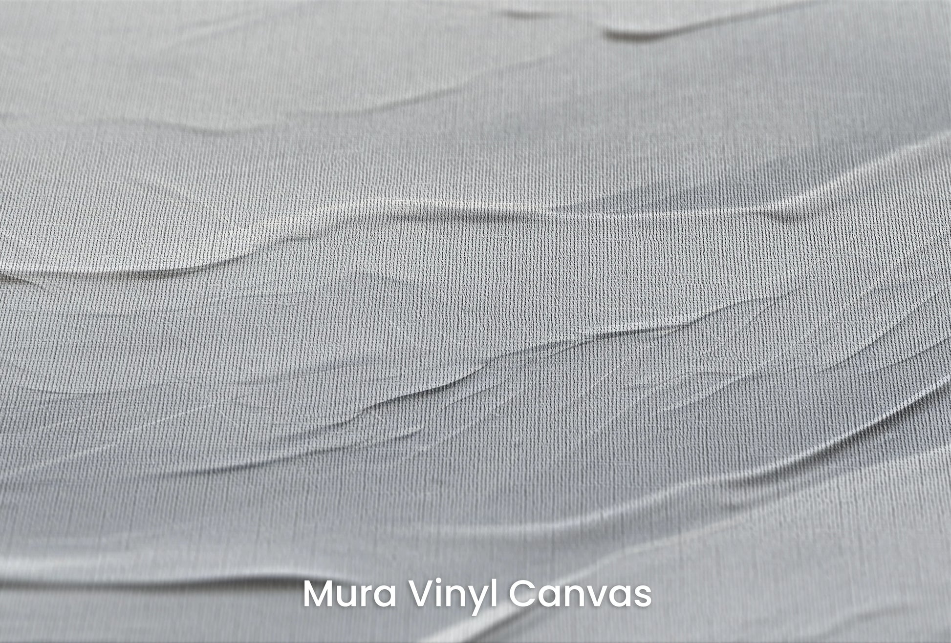 Zbliżenie na artystyczną fototapetę o nazwie Silent Waves na podłożu Mura Vinyl Canvas - faktura naturalnego płótna.