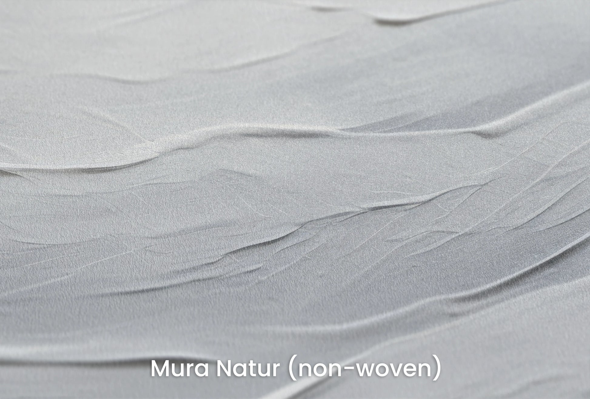 Zbliżenie na artystyczną fototapetę o nazwie Silent Waves na podłożu Mura Natur (non-woven) - naturalne i ekologiczne podłoże.