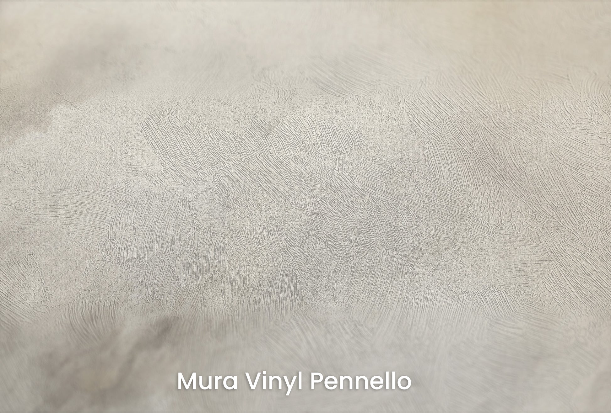 Zbliżenie na artystyczną fototapetę o nazwie WHISPERING MIST MURAL na podłożu Mura Vinyl Pennello - faktura pociągnięć pędzla malarskiego.