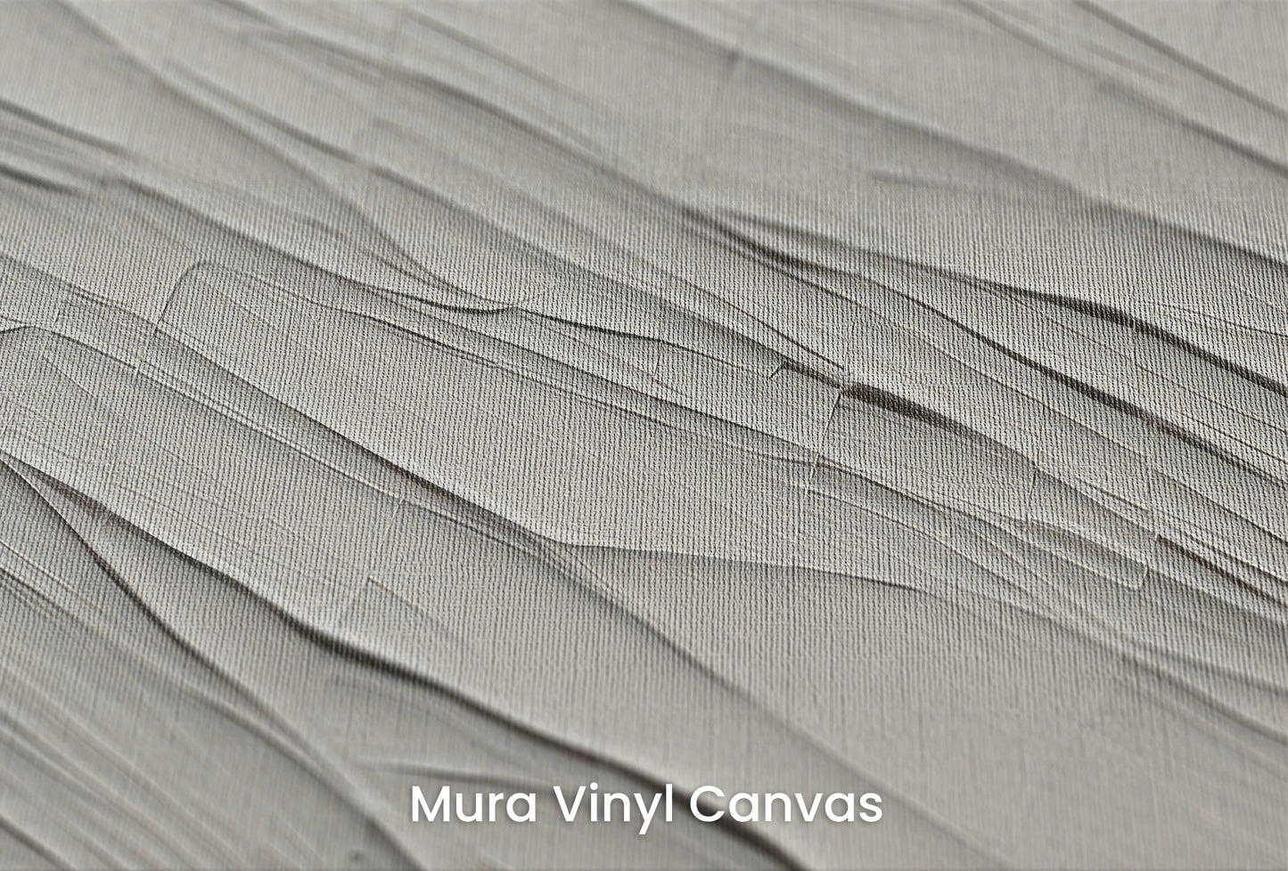 Zbliżenie na artystyczną fototapetę o nazwie Subtle Dynamics na podłożu Mura Vinyl Canvas - faktura naturalnego płótna.
