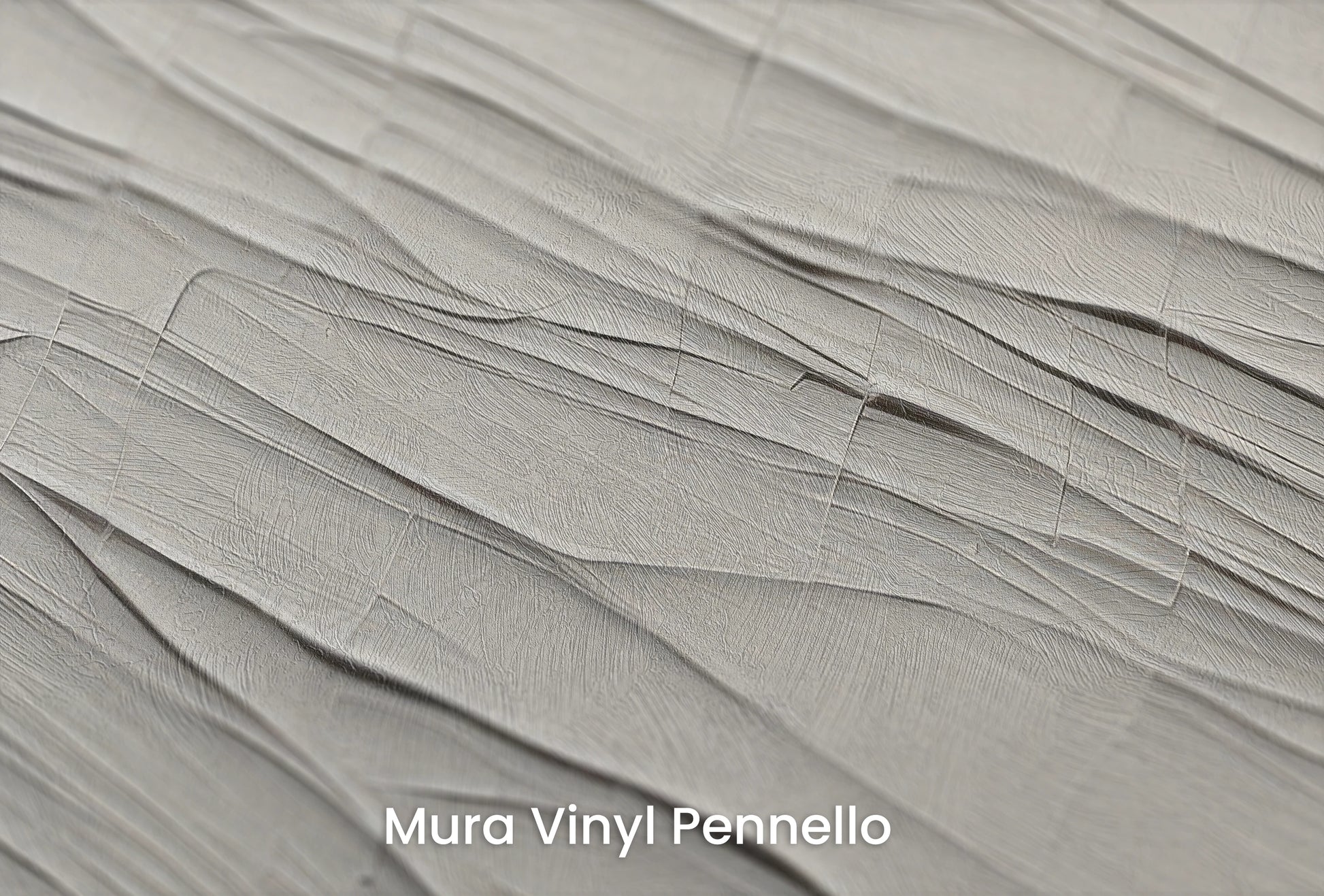 Zbliżenie na artystyczną fototapetę o nazwie Subtle Dynamics na podłożu Mura Vinyl Pennello - faktura pociągnięć pędzla malarskiego.