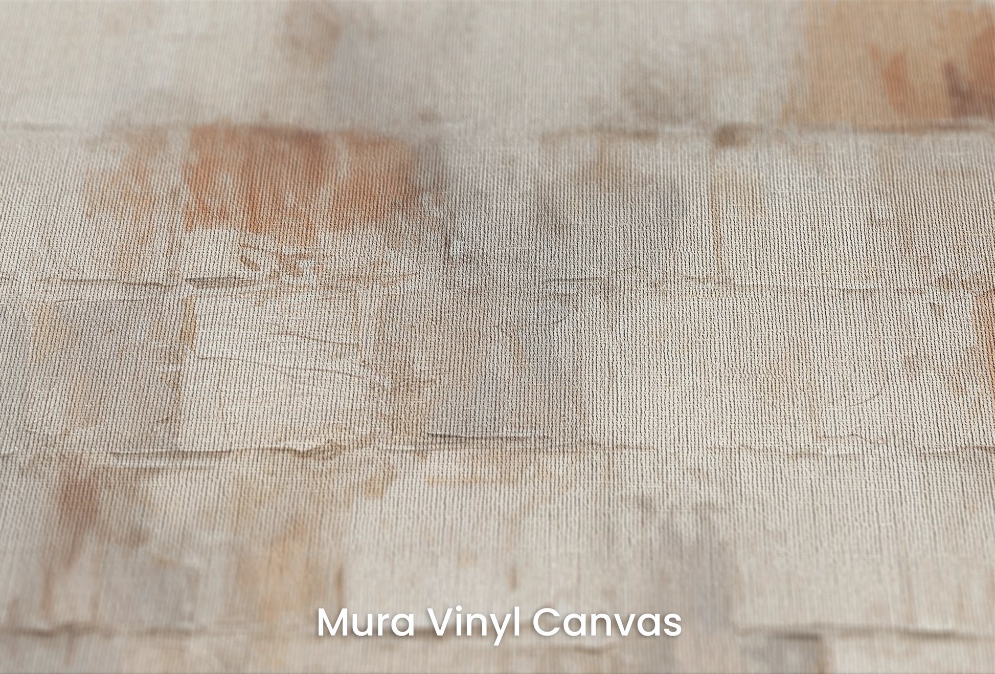 Zbliżenie na artystyczną fototapetę o nazwie Neutral Harmony #2 na podłożu Mura Vinyl Canvas - faktura naturalnego płótna.