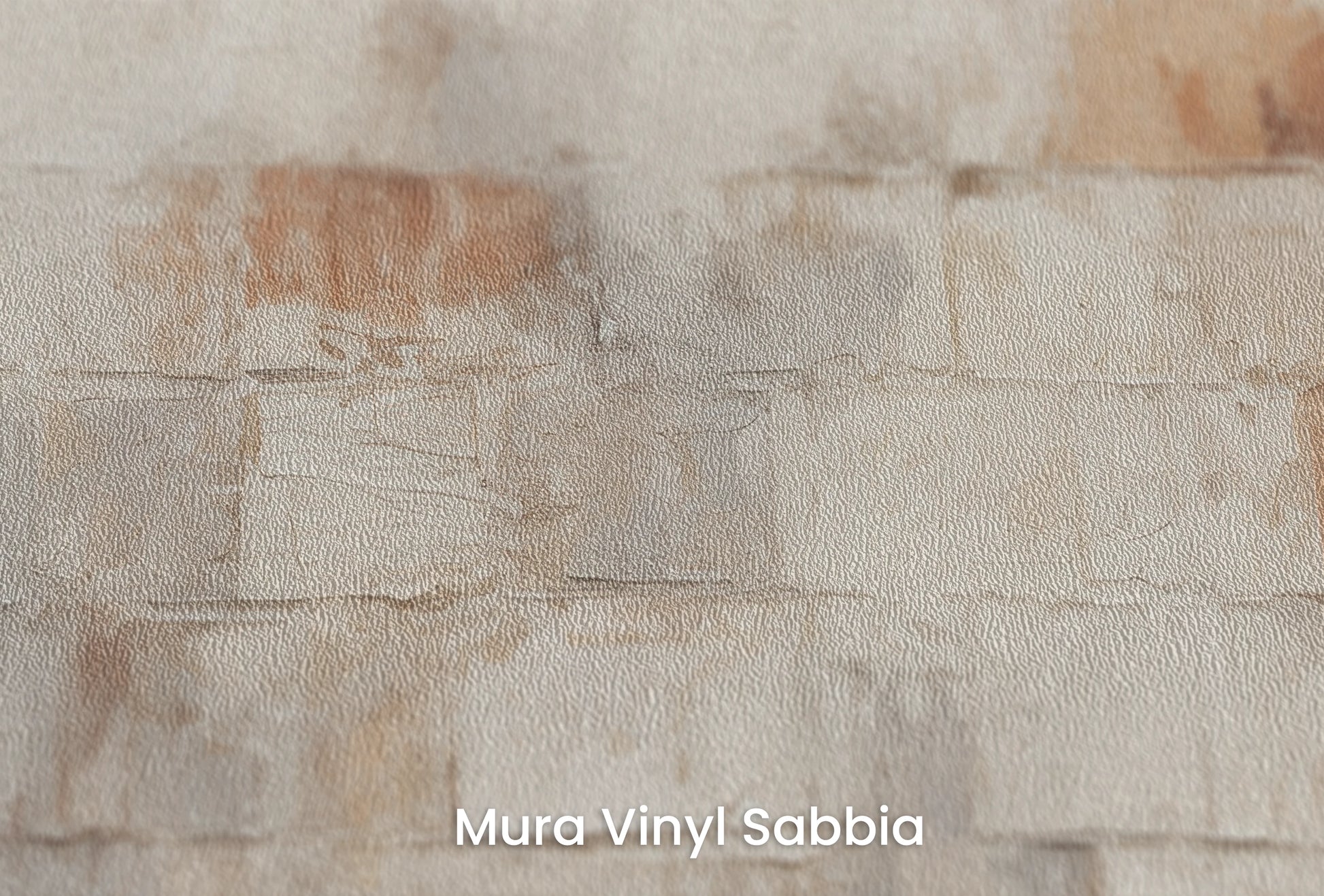 Zbliżenie na artystyczną fototapetę o nazwie Neutral Harmony #2 na podłożu Mura Vinyl Sabbia struktura grubego ziarna piasku.