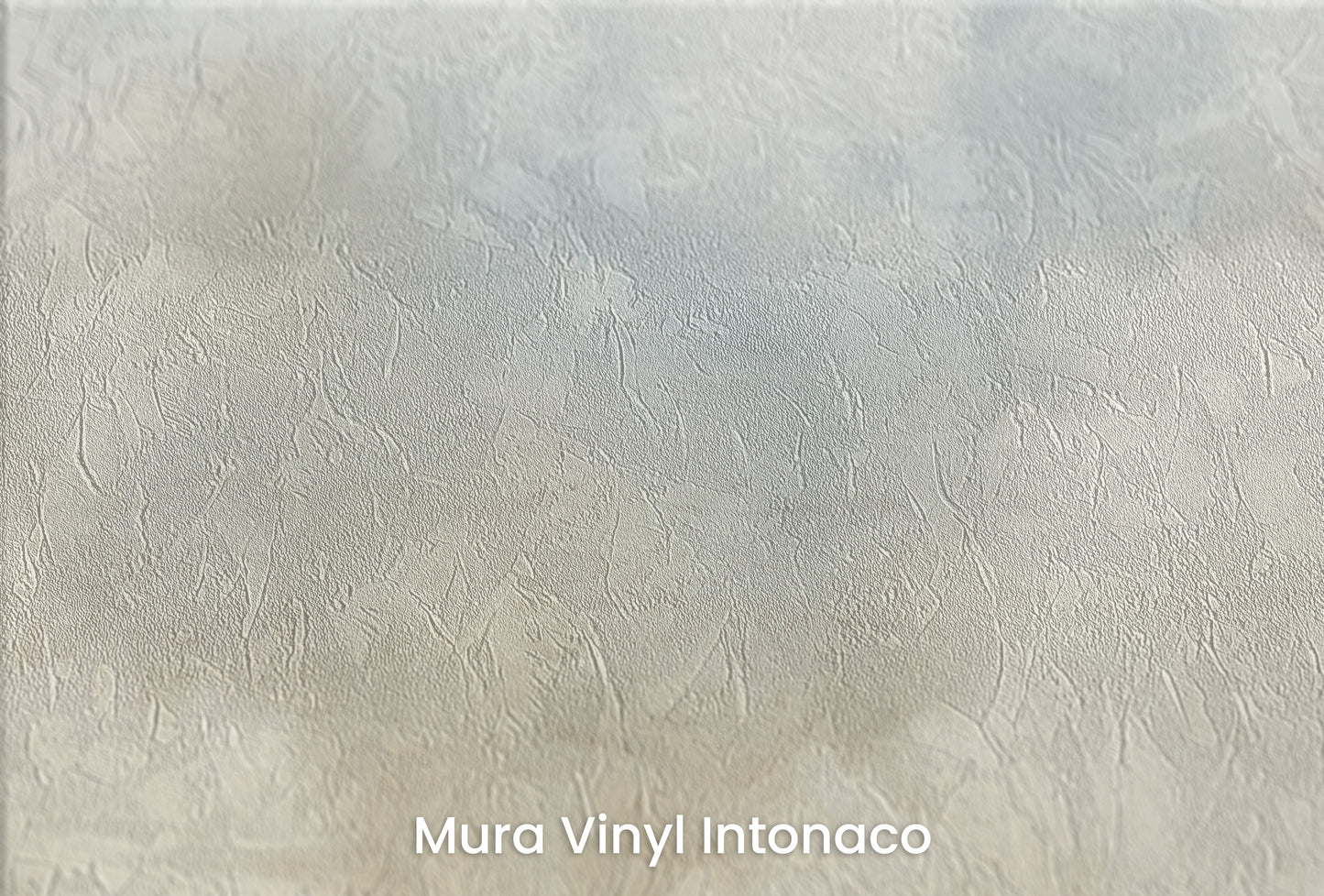 Zbliżenie na artystyczną fototapetę o nazwie SOFT SKIES INFINITY na podłożu Mura Vinyl Intonaco - struktura tartego tynku.