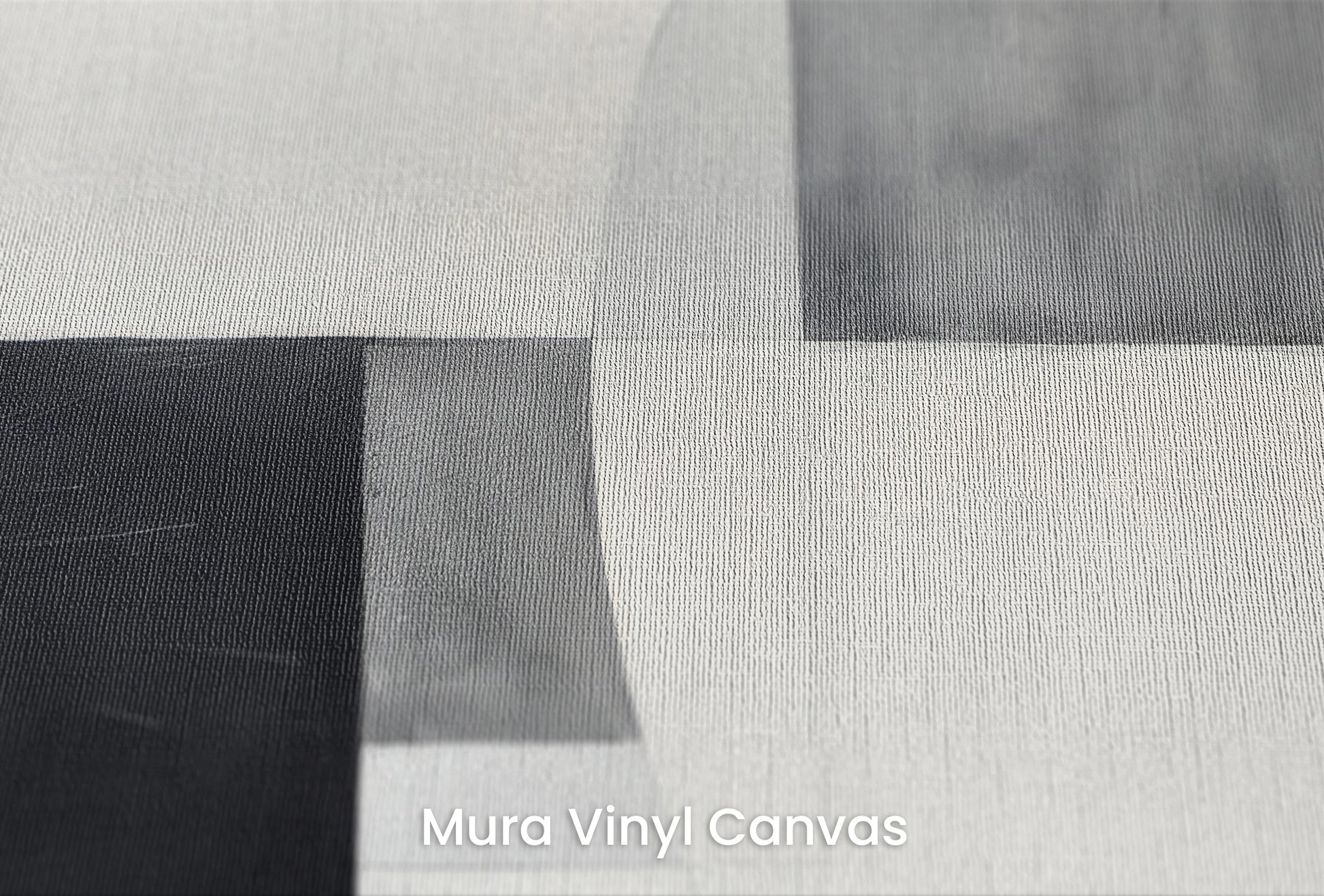 Zbliżenie na artystyczną fototapetę o nazwie Minimalist Composition na podłożu Mura Vinyl Canvas - faktura naturalnego płótna.