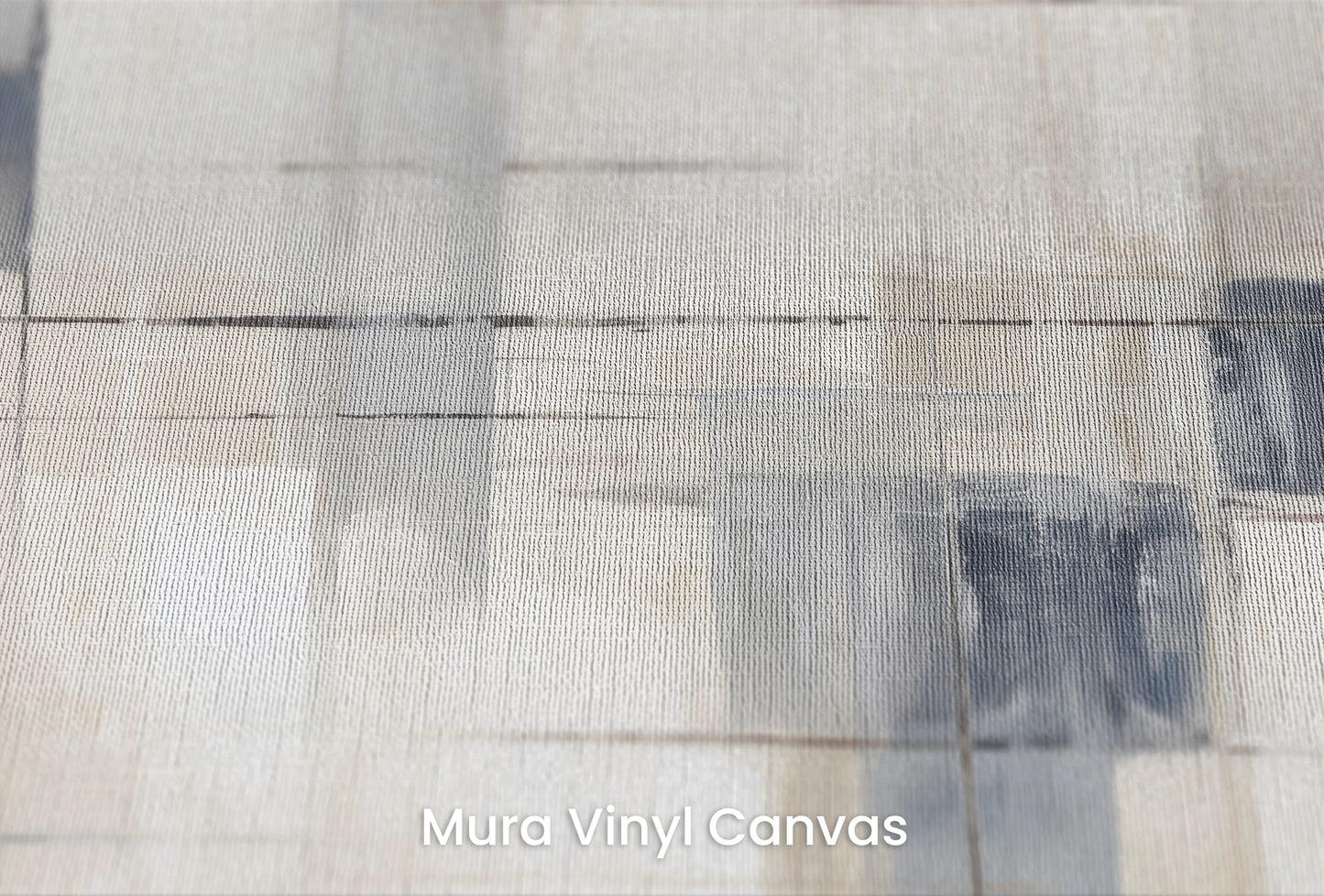 Zbliżenie na artystyczną fototapetę o nazwie Linear Contrast na podłożu Mura Vinyl Canvas - faktura naturalnego płótna.