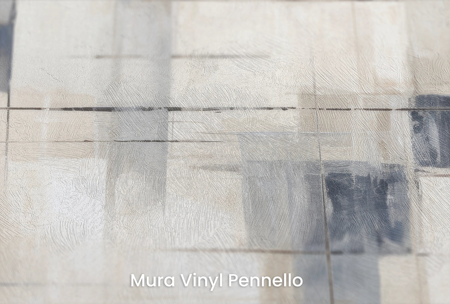 Zbliżenie na artystyczną fototapetę o nazwie Linear Contrast na podłożu Mura Vinyl Pennello - faktura pociągnięć pędzla malarskiego.