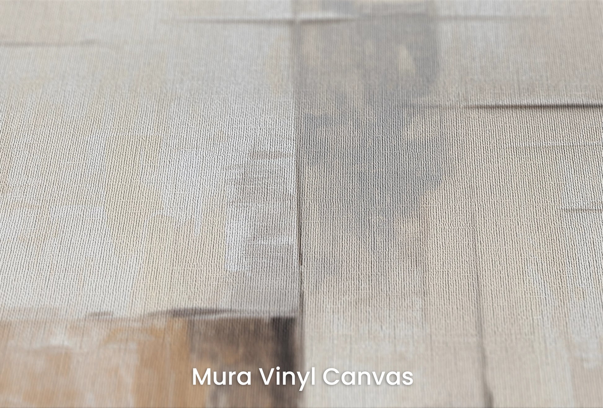 Zbliżenie na artystyczną fototapetę o nazwie Brush Stroke Fusion na podłożu Mura Vinyl Canvas - faktura naturalnego płótna.
