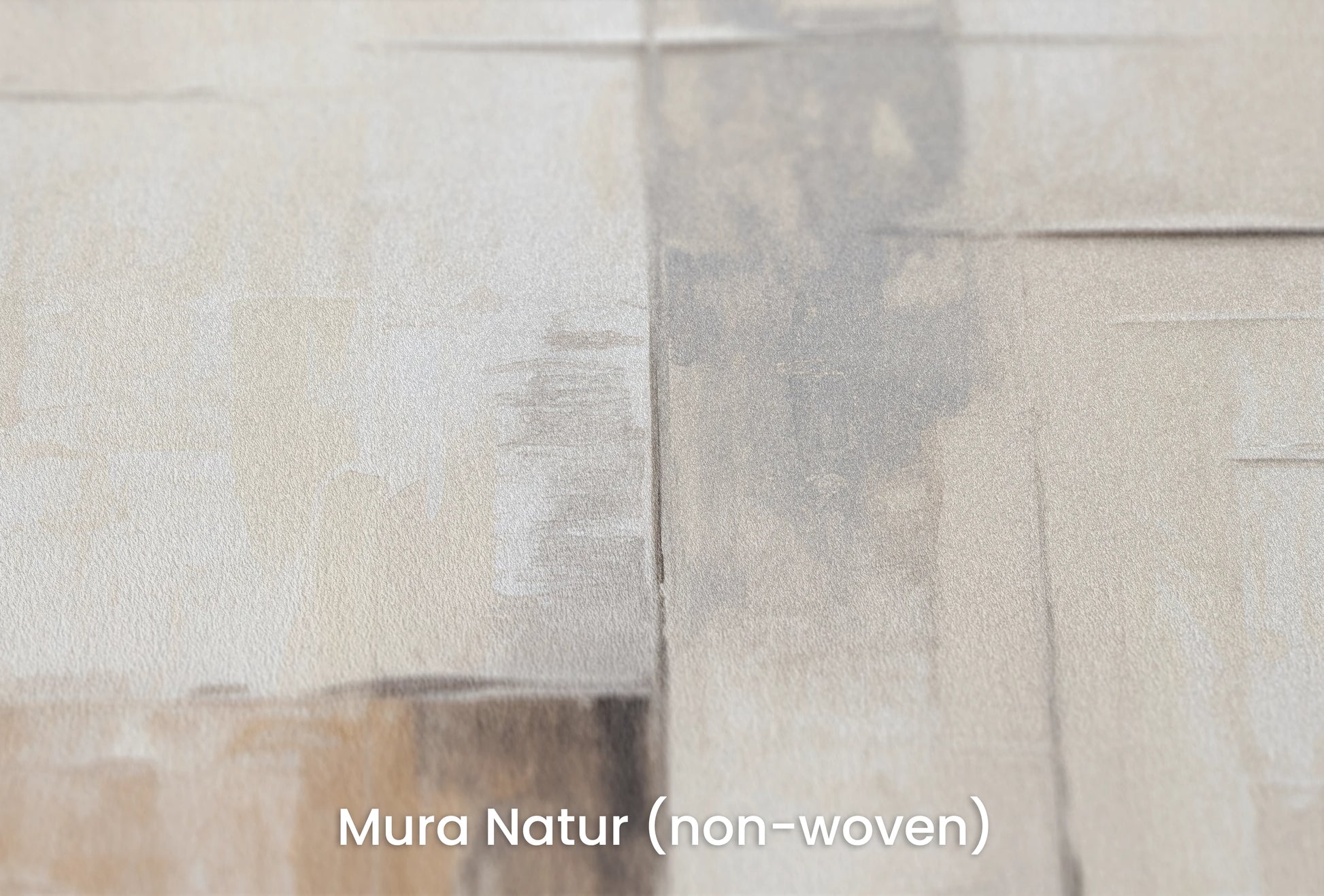 Zbliżenie na artystyczną fototapetę o nazwie Brush Stroke Fusion na podłożu Mura Natur (non-woven) - naturalne i ekologiczne podłoże.