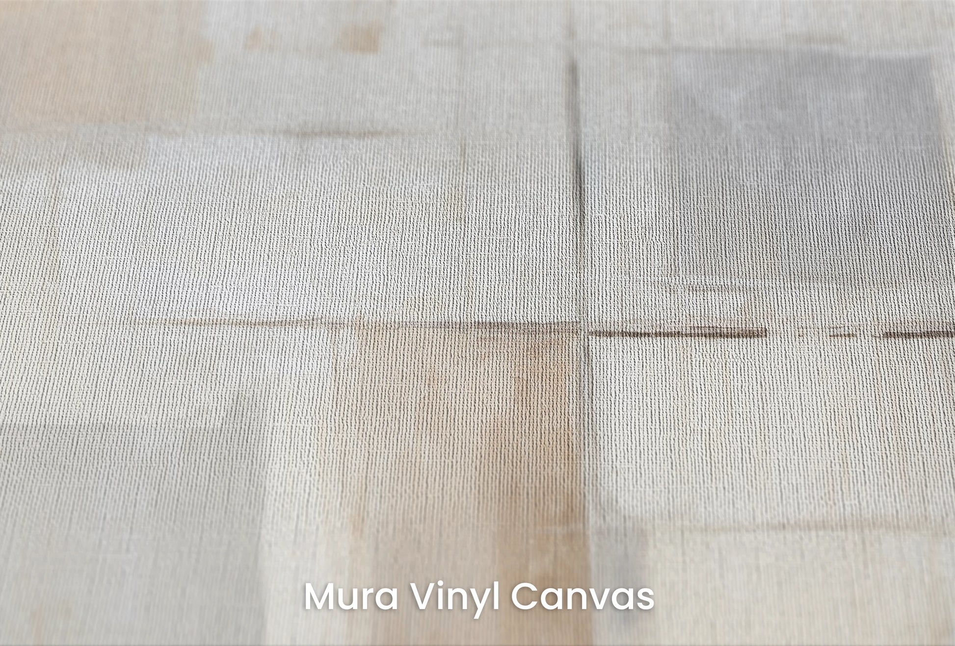 Zbliżenie na artystyczną fototapetę o nazwie Mosaic Canvas na podłożu Mura Vinyl Canvas - faktura naturalnego płótna.