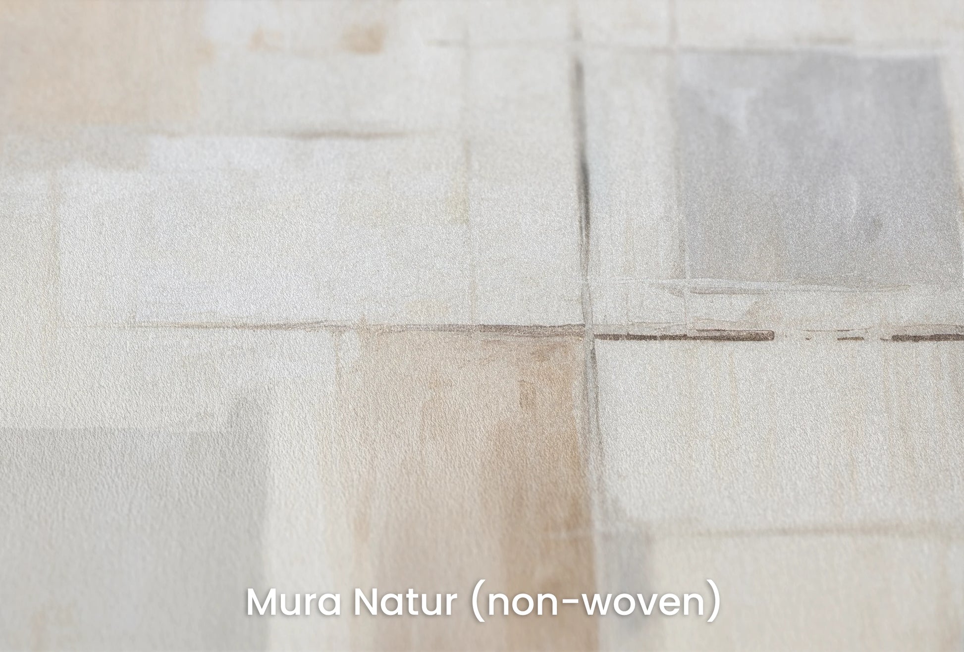 Zbliżenie na artystyczną fototapetę o nazwie Mosaic Canvas na podłożu Mura Natur (non-woven) - naturalne i ekologiczne podłoże.