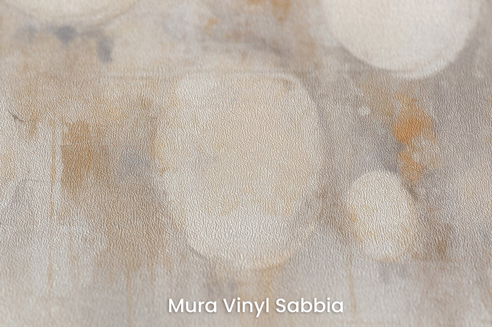 Zbliżenie na artystyczną fototapetę o nazwie LUMINOUS MOONSCAPE ARRAY na podłożu Mura Vinyl Sabbia struktura grubego ziarna piasku.
