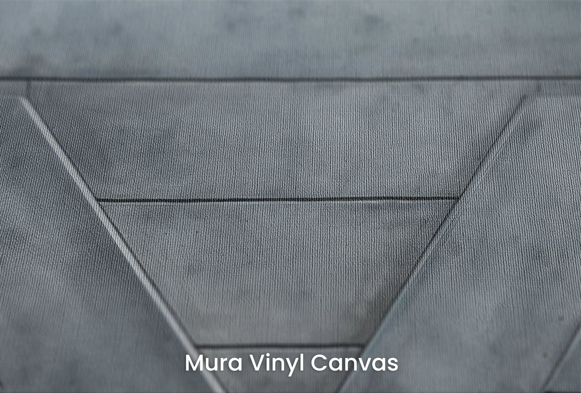 Zbliżenie na artystyczną fototapetę o nazwie Vertex Vision na podłożu Mura Vinyl Canvas - faktura naturalnego płótna.