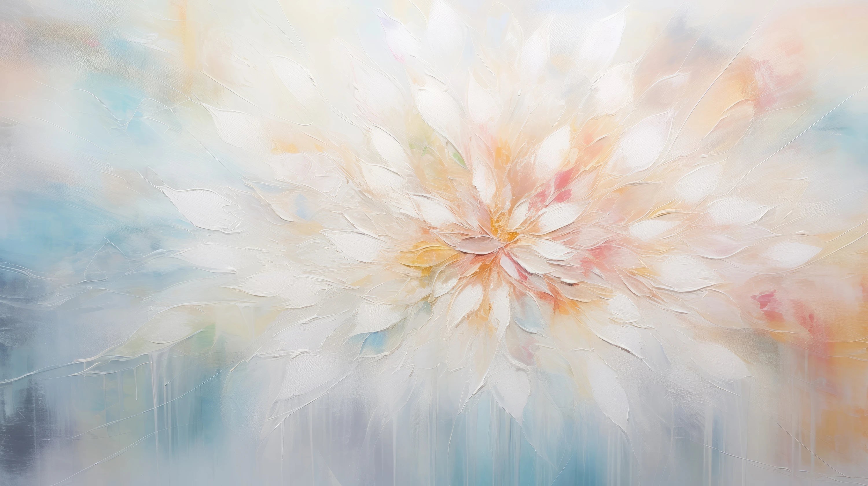 Podgląd wzoru: Prezentacja całego wzoru fototapety o nazwie Ethereal Blossom