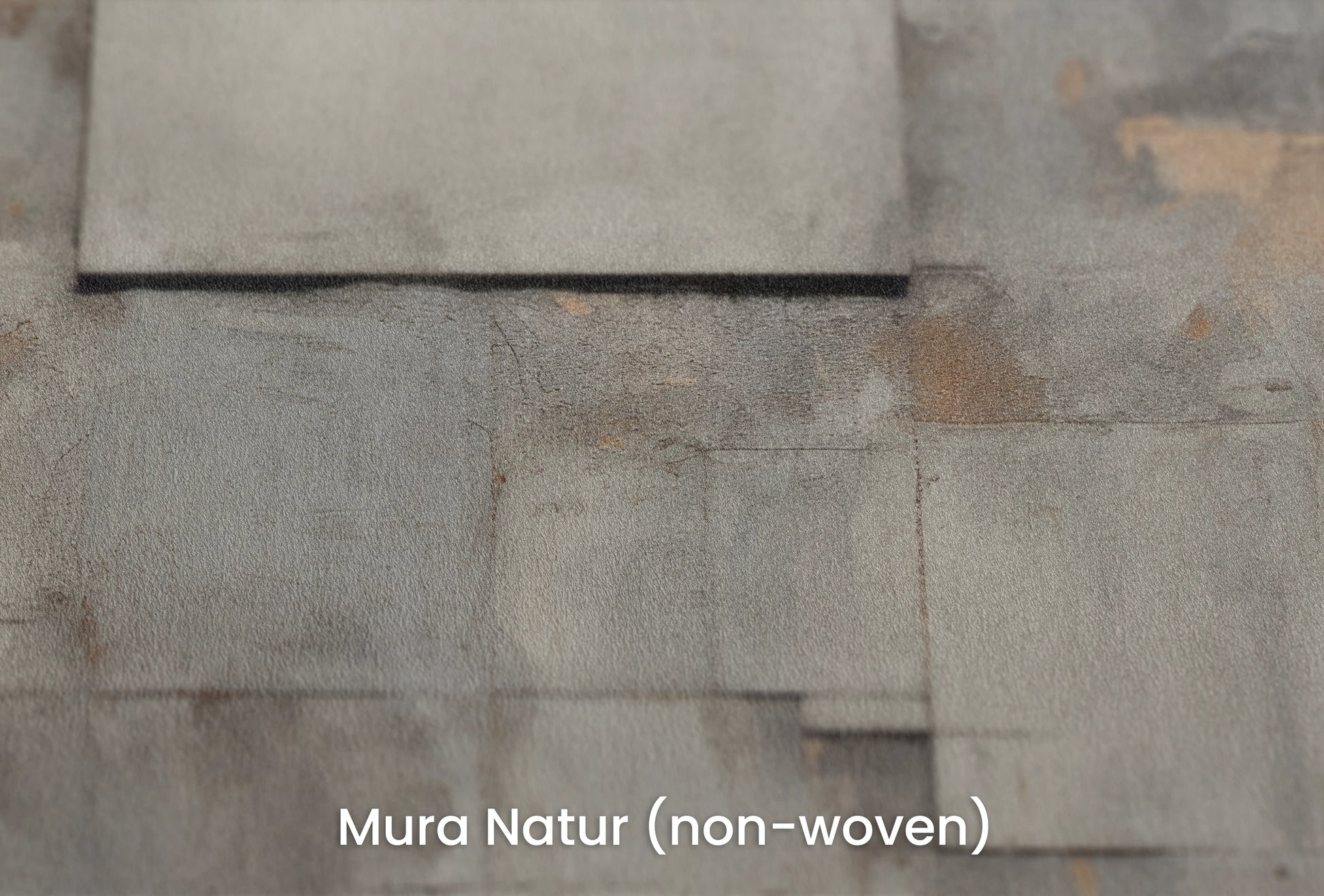 Zbliżenie na artystyczną fototapetę o nazwie Neutral Harmony #3 na podłożu Mura Natur (non-woven) - naturalne i ekologiczne podłoże.
