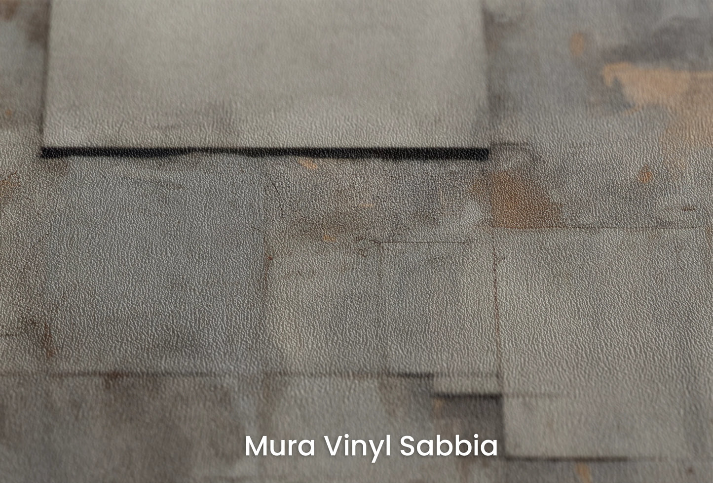 Zbliżenie na artystyczną fototapetę o nazwie Neutral Harmony #3 na podłożu Mura Vinyl Sabbia struktura grubego ziarna piasku.