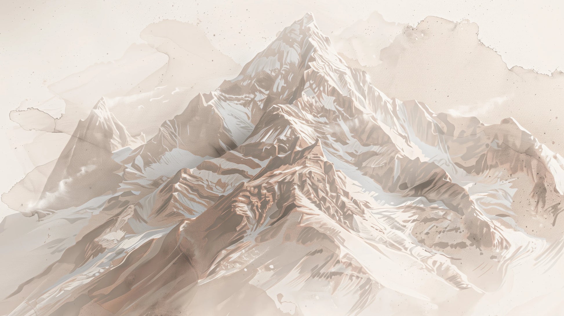 Prezentacja całego wzoru fototapety o nazwie Blue Mountain Majesty