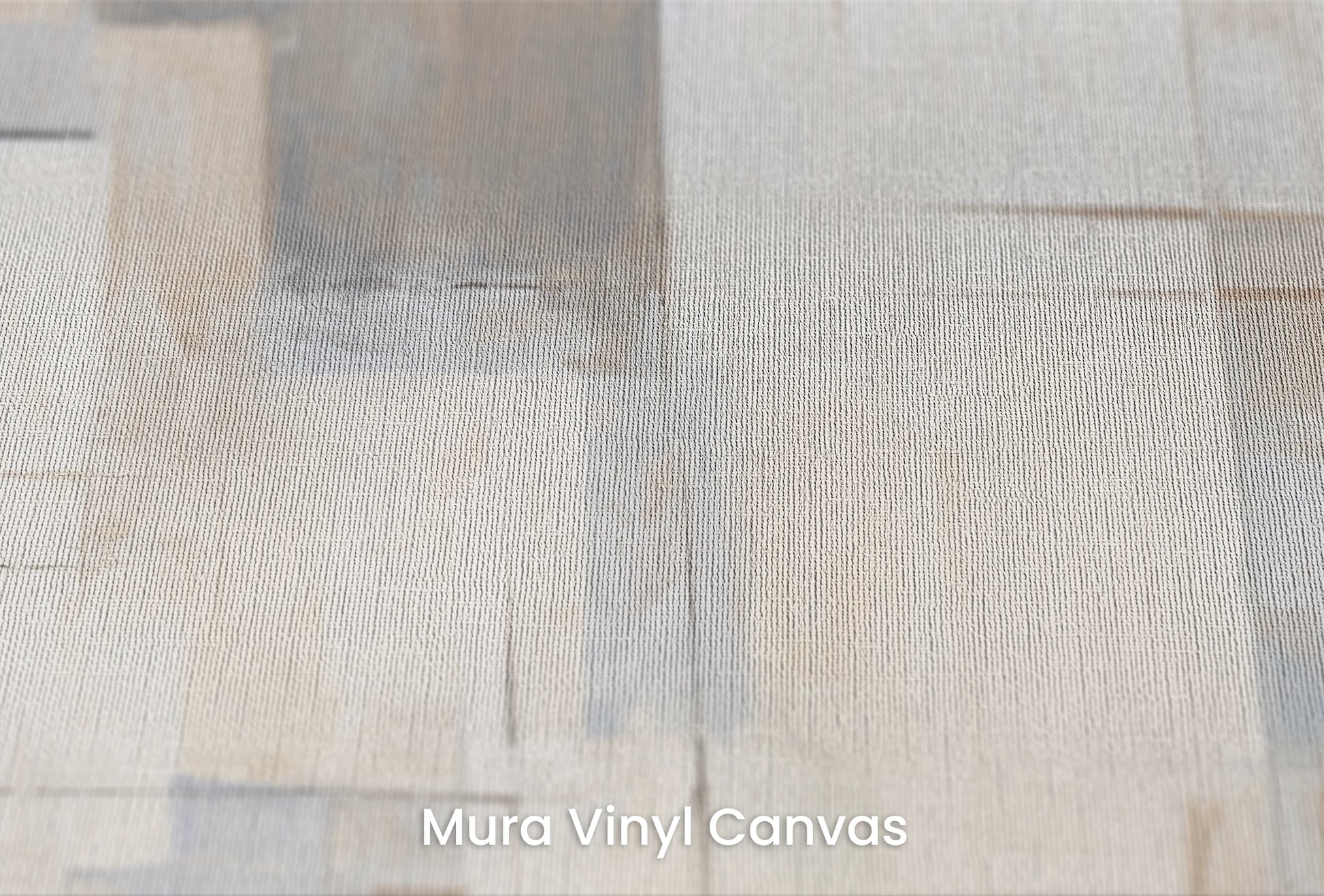 Zbliżenie na artystyczną fototapetę o nazwie Textured Harmony na podłożu Mura Vinyl Canvas - faktura naturalnego płótna.
