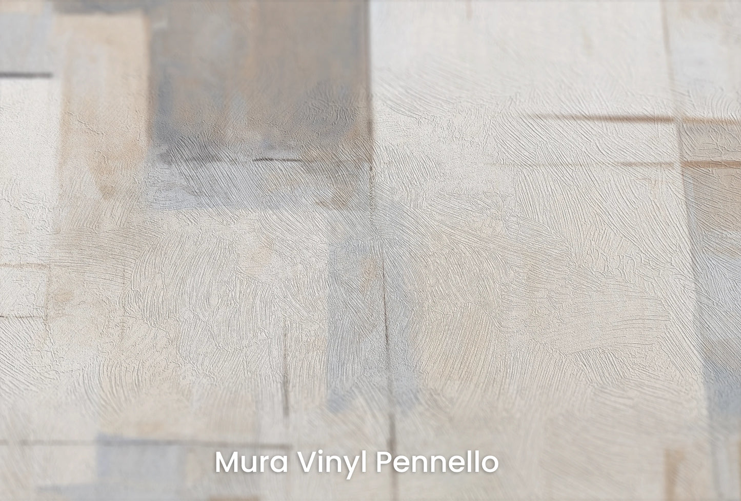 Zbliżenie na artystyczną fototapetę o nazwie Textured Harmony na podłożu Mura Vinyl Pennello - faktura pociągnięć pędzla malarskiego.