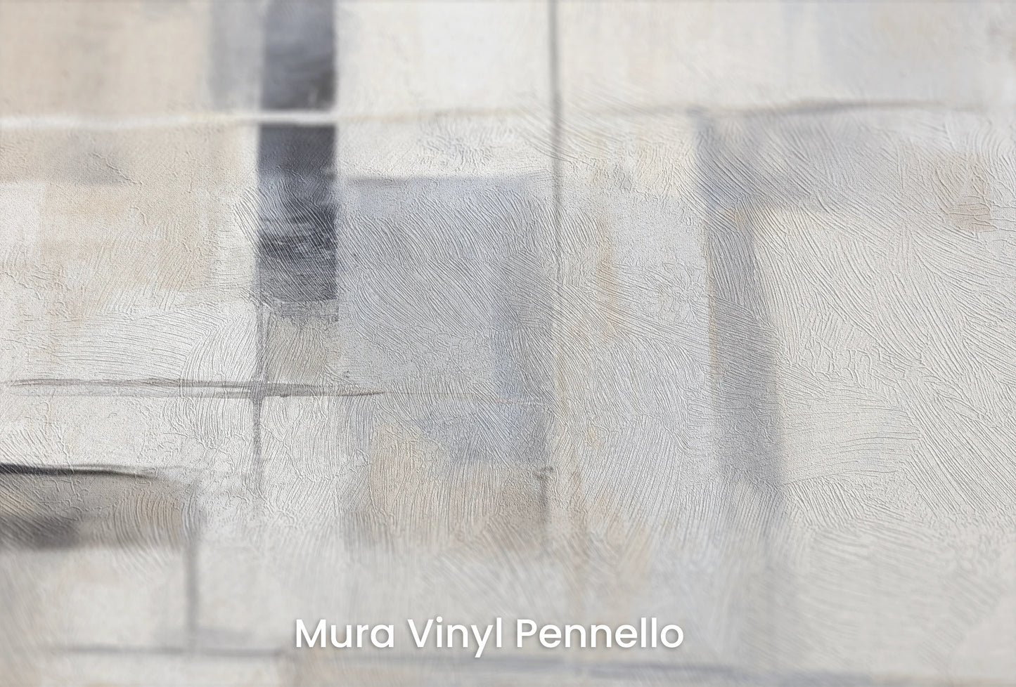 Zbliżenie na artystyczną fototapetę o nazwie Blue Elegance na podłożu Mura Vinyl Pennello - faktura pociągnięć pędzla malarskiego.