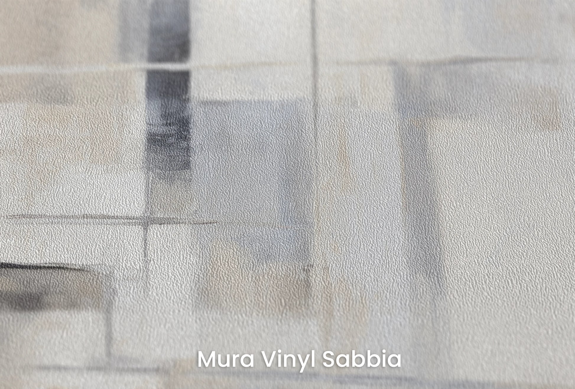 Zbliżenie na artystyczną fototapetę o nazwie Blue Elegance na podłożu Mura Vinyl Sabbia struktura grubego ziarna piasku.