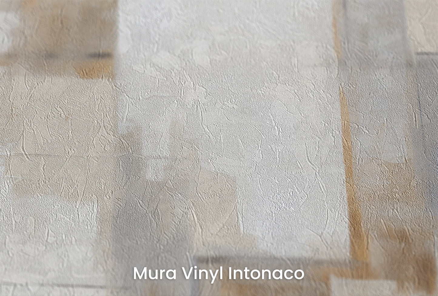 Zbliżenie na artystyczną fototapetę o nazwie Shadow Play #2 na podłożu Mura Vinyl Intonaco - struktura tartego tynku.