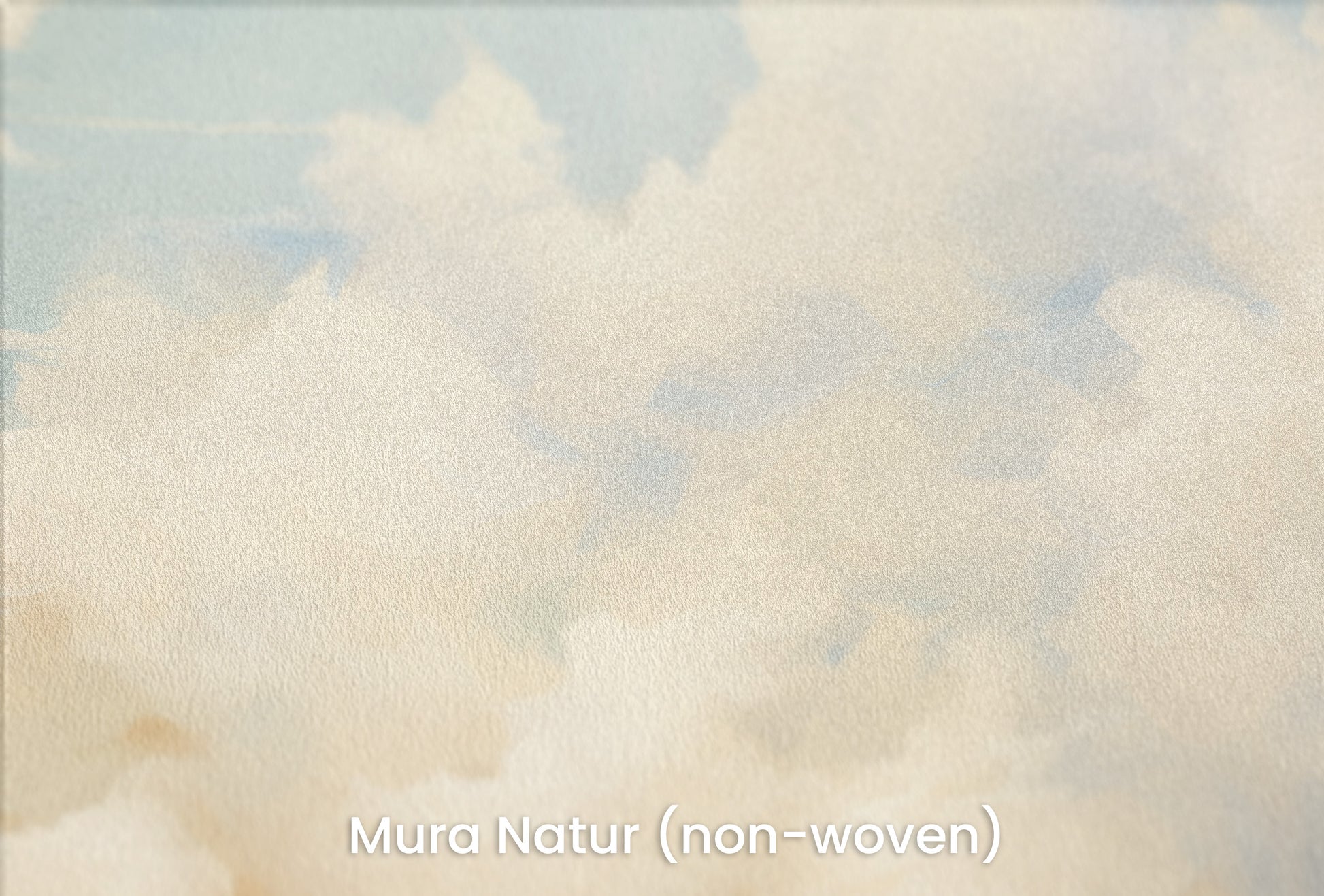 Zbliżenie na artystyczną fototapetę o nazwie HEAVENLY GLOW ATELIER na podłożu Mura Natur (non-woven) - naturalne i ekologiczne podłoże.