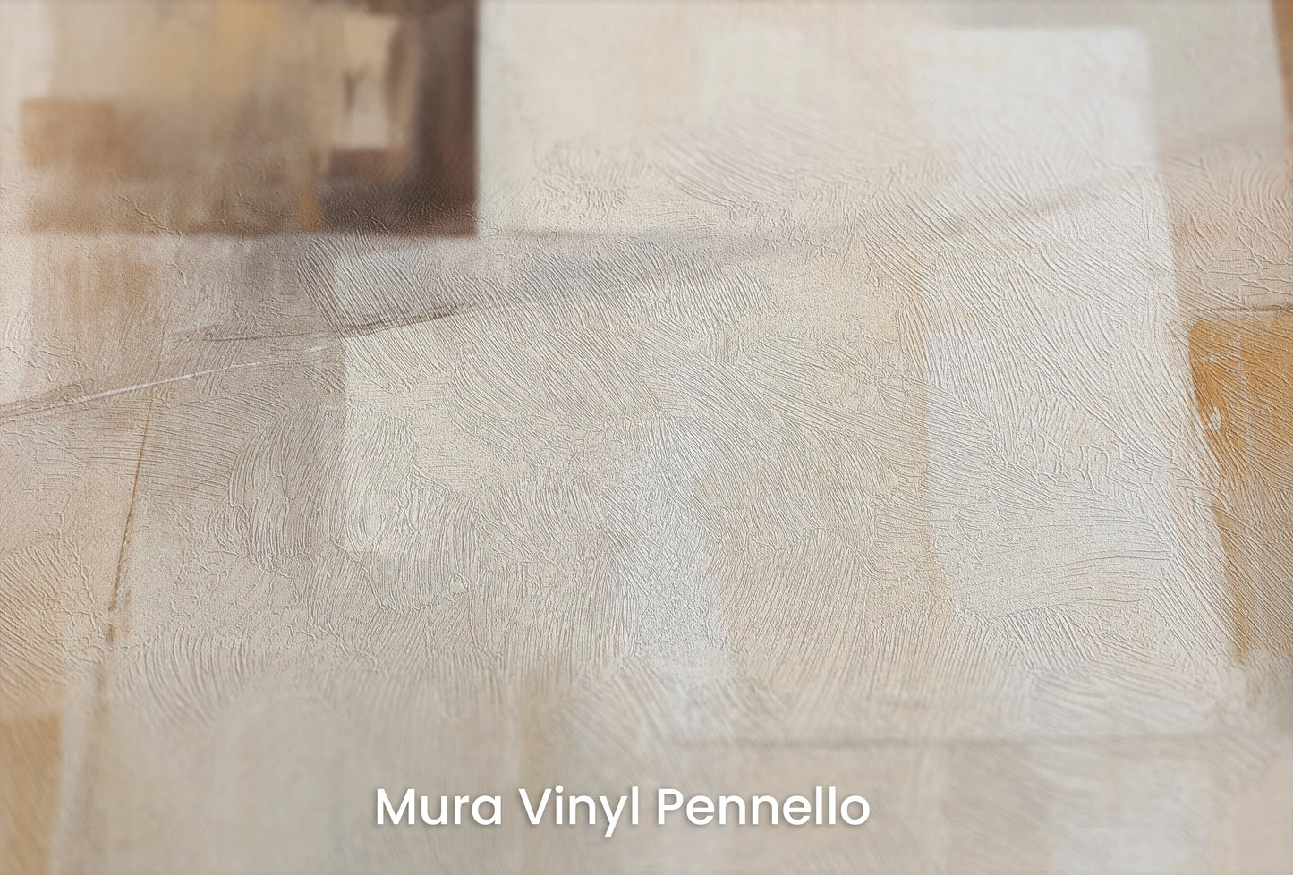 Zbliżenie na artystyczną fototapetę o nazwie Monochrome Mood na podłożu Mura Vinyl Pennello - faktura pociągnięć pędzla malarskiego.