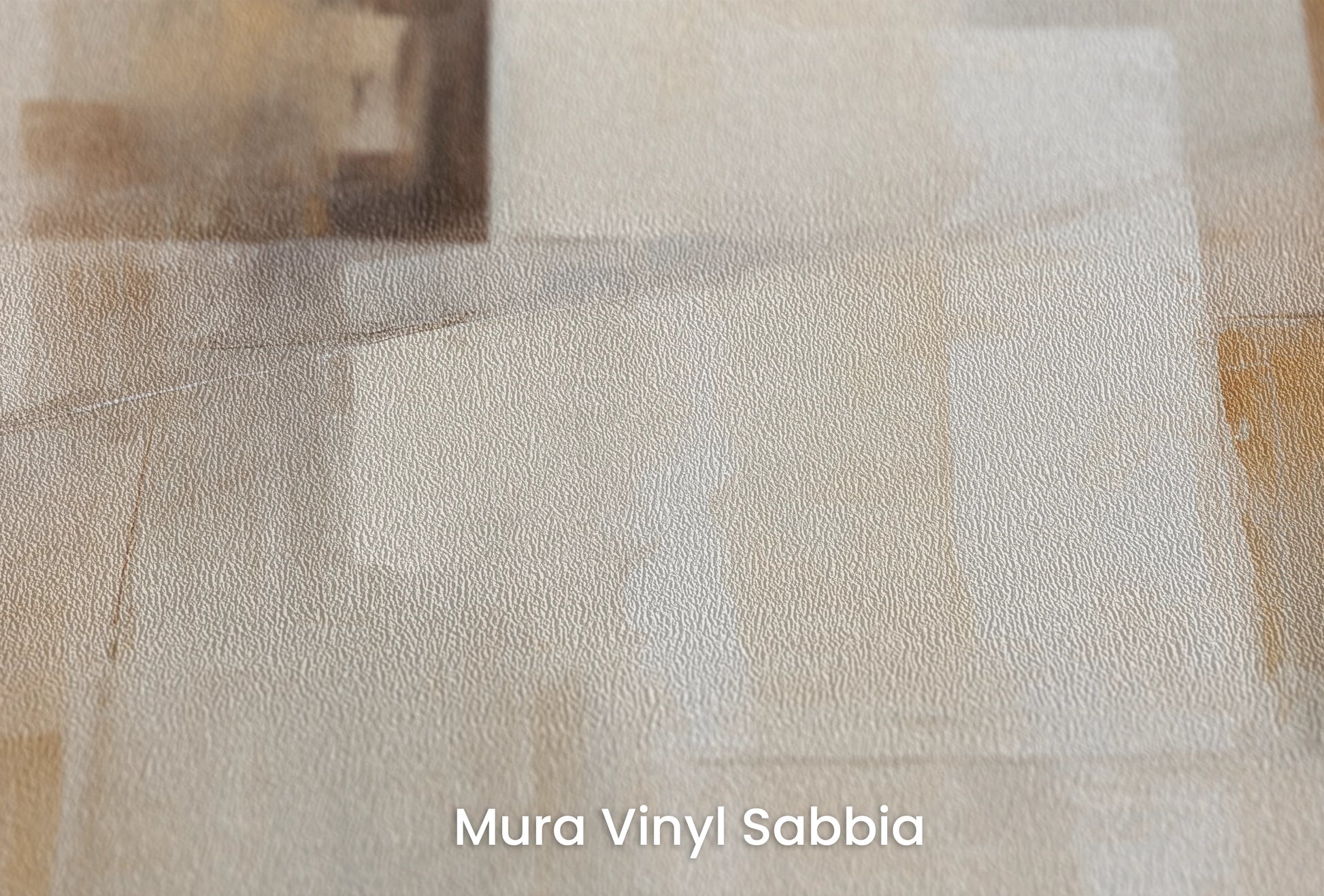 Zbliżenie na artystyczną fototapetę o nazwie Monochrome Mood na podłożu Mura Vinyl Sabbia struktura grubego ziarna piasku.