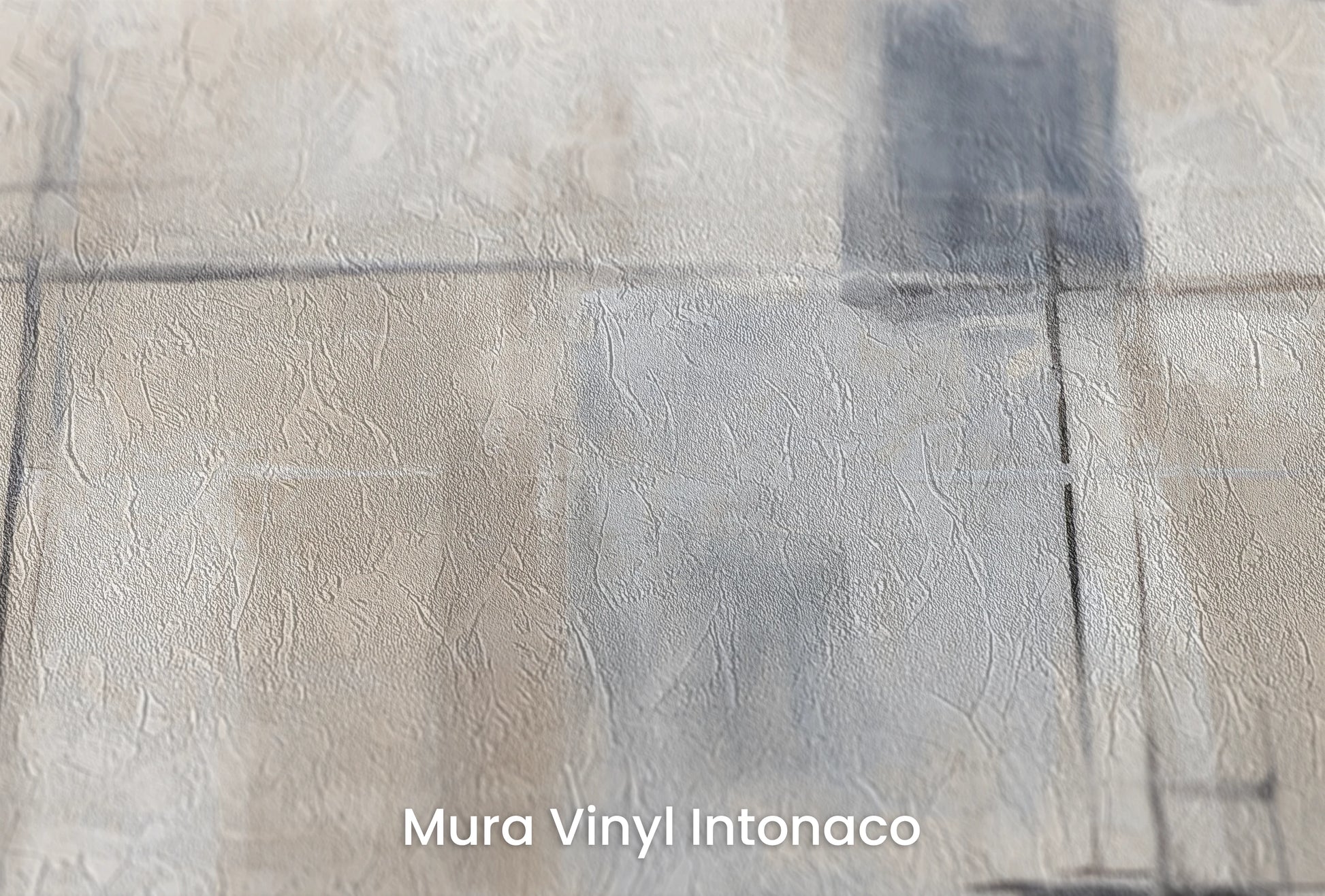 Zbliżenie na artystyczną fototapetę o nazwie Modern Simplicity na podłożu Mura Vinyl Intonaco - struktura tartego tynku.