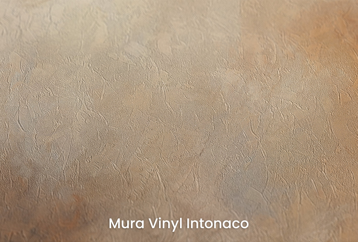 Zbliżenie na artystyczną fototapetę o nazwie DAWN'S TRANQUIL EMBRACE na podłożu Mura Vinyl Intonaco - struktura tartego tynku.