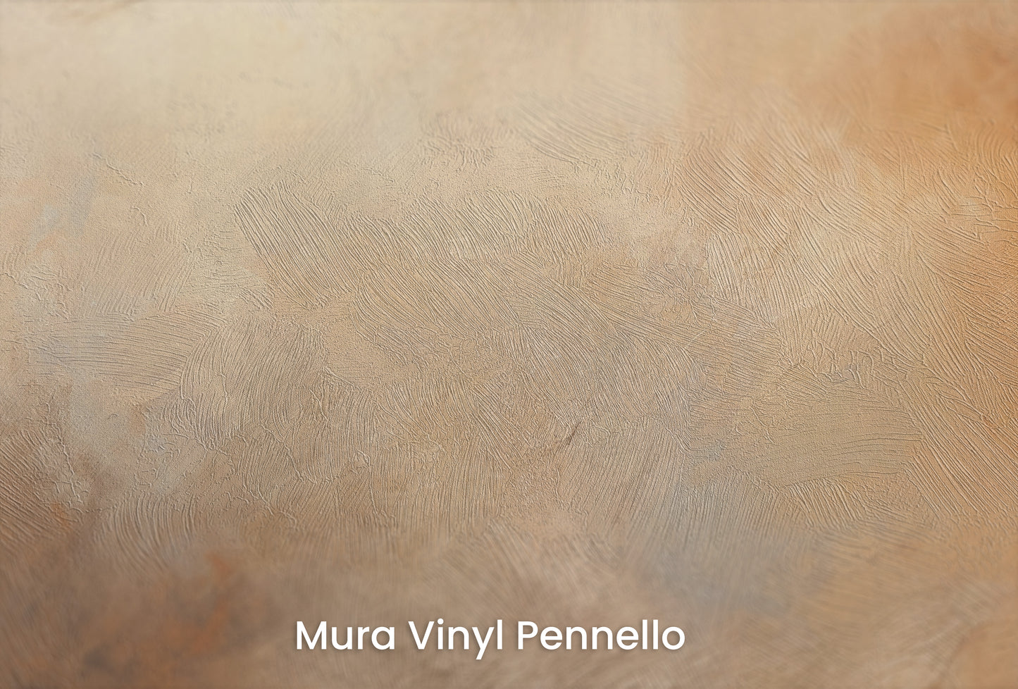 Zbliżenie na artystyczną fototapetę o nazwie DAWN'S TRANQUIL EMBRACE na podłożu Mura Vinyl Pennello - faktura pociągnięć pędzla malarskiego.