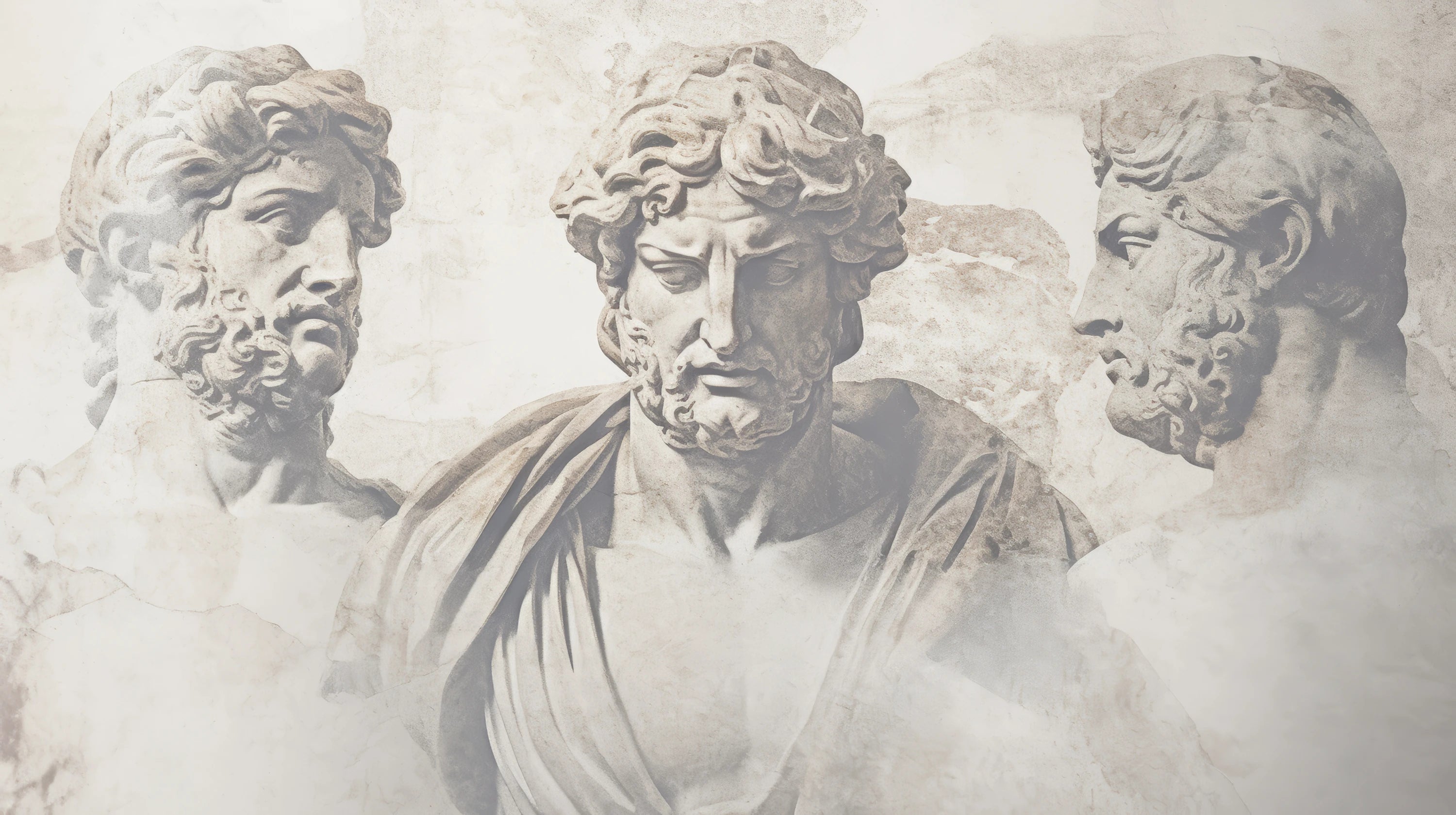 Mustervorschau: Prezentacja całego wzoru fototapety o nazwie Thoughtful Heraclitus