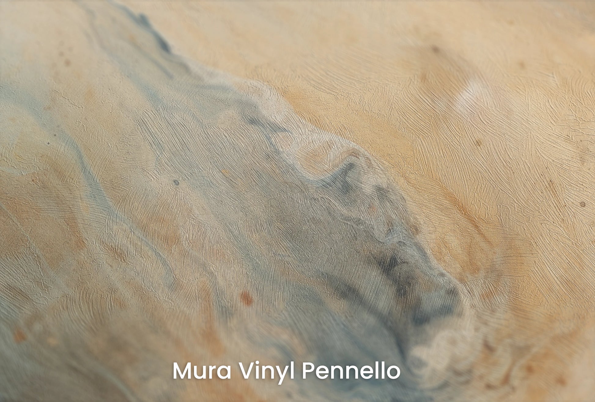 Zbliżenie na artystyczną fototapetę o nazwie Jupiter's Storm #2 na podłożu Mura Vinyl Pennello - faktura pociągnięć pędzla malarskiego.