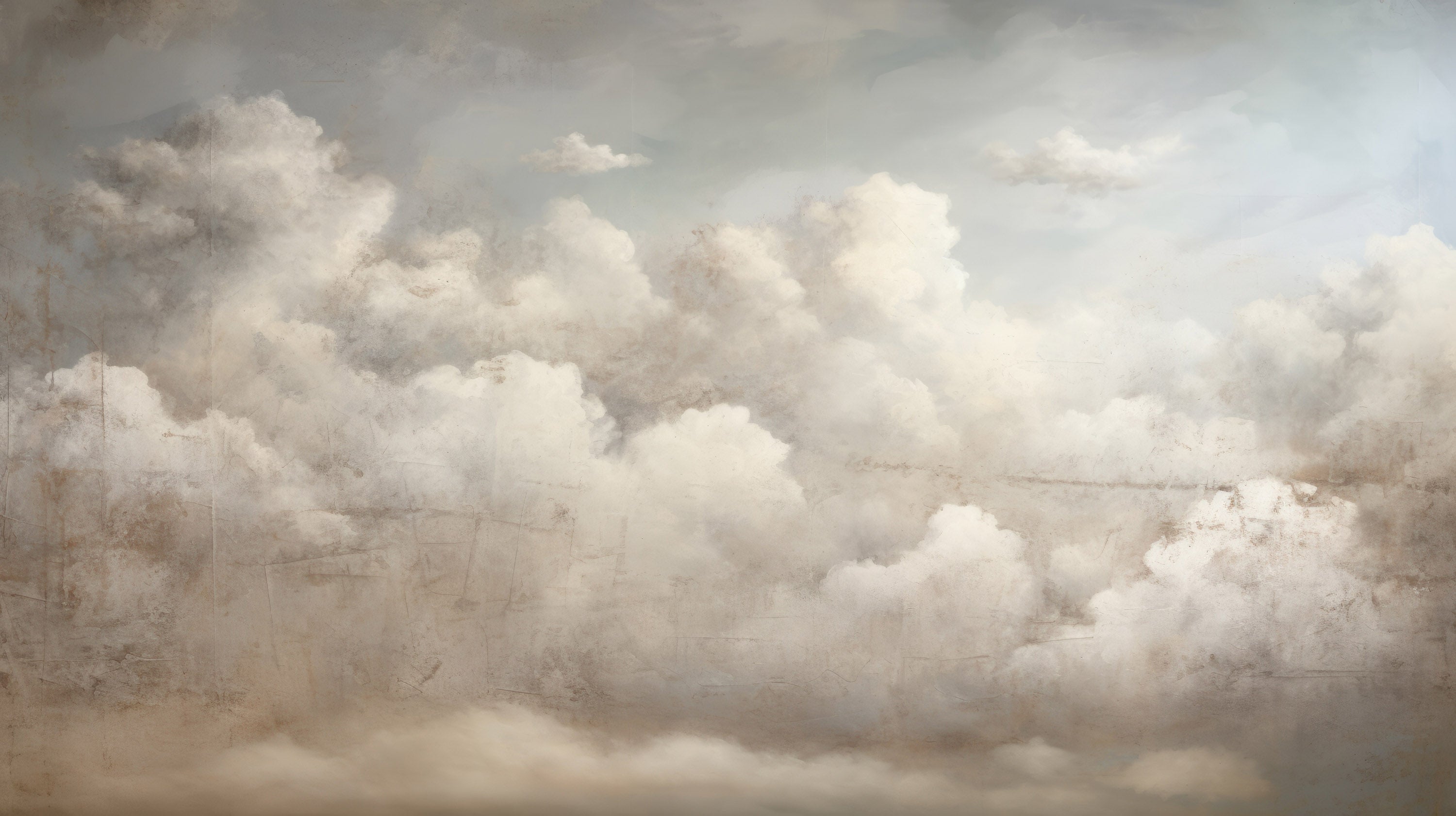 Mustervorschau: Prezentacja całego wzoru fototapety o nazwie TIMELESS VISTA CLOUDSCAPE