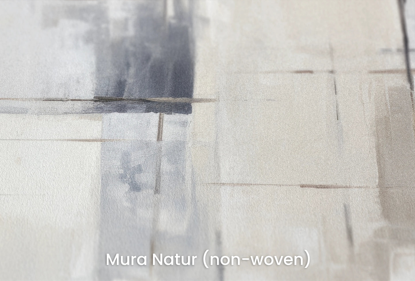 Zbliżenie na artystyczną fototapetę o nazwie Elemental Blocks na podłożu Mura Natur (non-woven) - naturalne i ekologiczne podłoże.