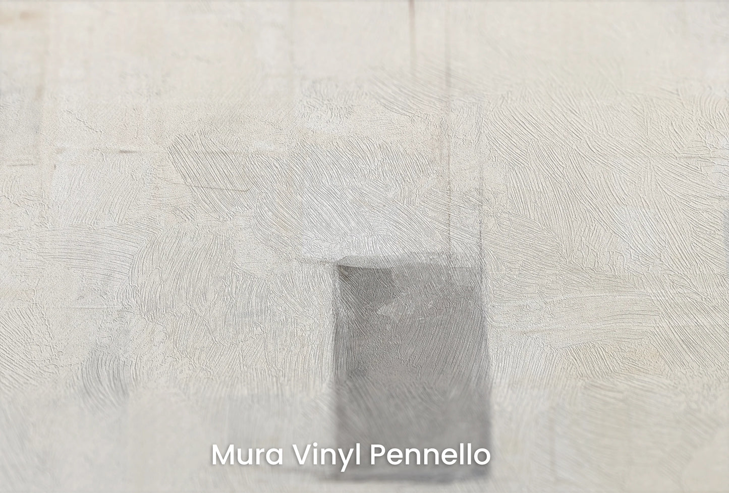 Zbliżenie na artystyczną fototapetę o nazwie Quiet Complexity na podłożu Mura Vinyl Pennello - faktura pociągnięć pędzla malarskiego.