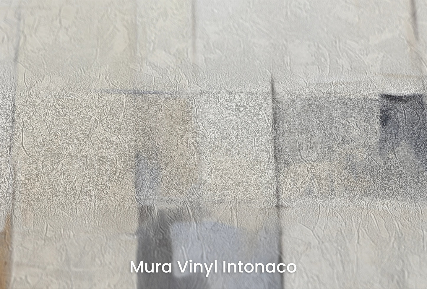 Zbliżenie na artystyczną fototapetę o nazwie Urban Canvas na podłożu Mura Vinyl Intonaco - struktura tartego tynku.