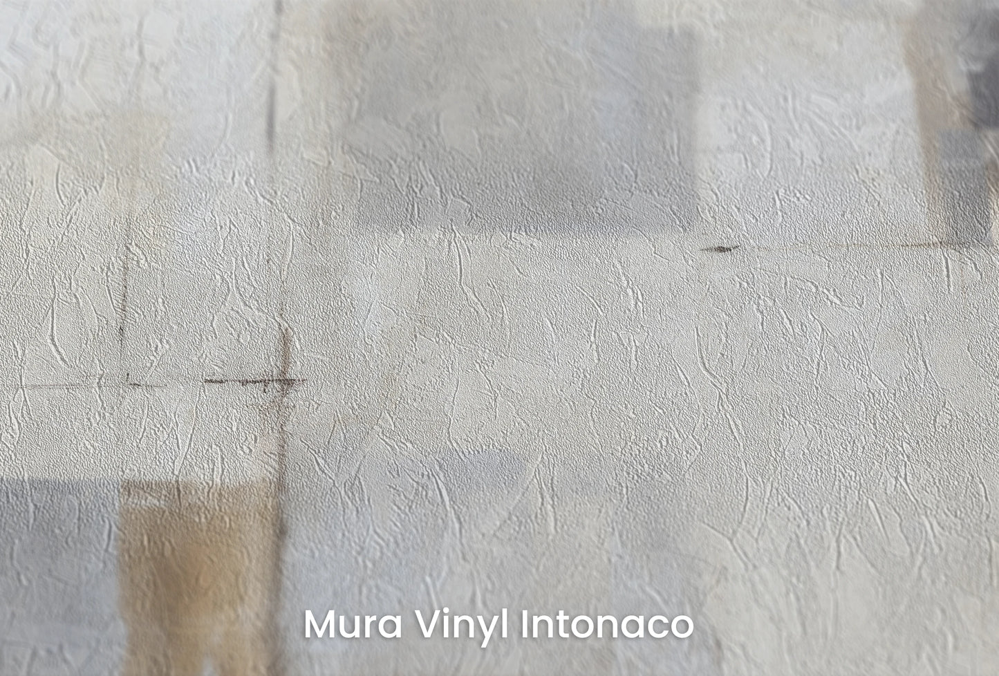 Zbliżenie na artystyczną fototapetę o nazwie Abstract Layers na podłożu Mura Vinyl Intonaco - struktura tartego tynku.