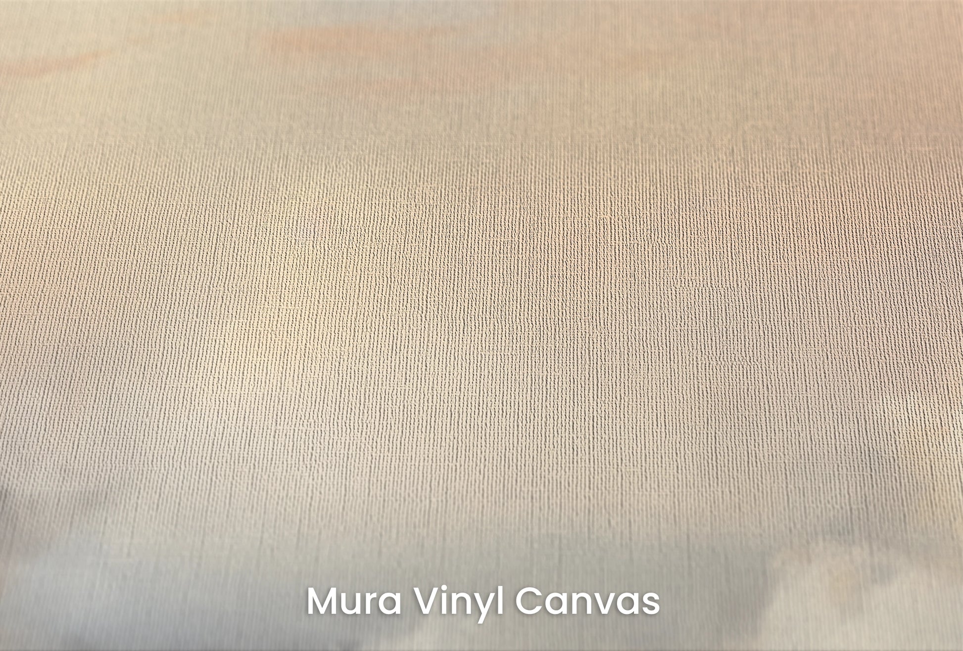 Zbliżenie na artystyczną fototapetę o nazwie Misty Morning Hues na podłożu Mura Vinyl Canvas - faktura naturalnego płótna.