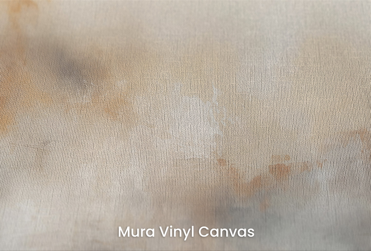 Zbliżenie na artystyczną fototapetę o nazwie GENTLE FROST MIST na podłożu Mura Vinyl Canvas - faktura naturalnego płótna.