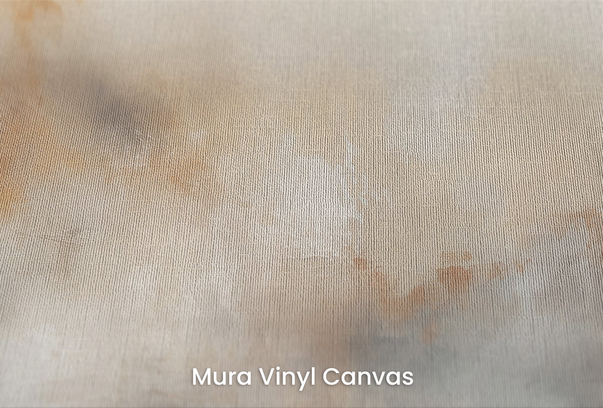 Zbliżenie na artystyczną fototapetę o nazwie GENTLE FROST MIST na podłożu Mura Vinyl Canvas - faktura naturalnego płótna.