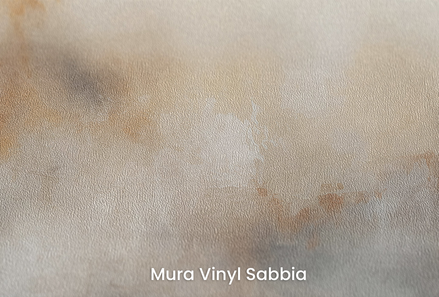 Zbliżenie na artystyczną fototapetę o nazwie GENTLE FROST MIST na podłożu Mura Vinyl Sabbia struktura grubego ziarna piasku.