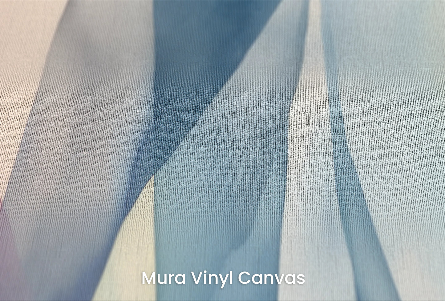 Zbliżenie na artystyczną fototapetę o nazwie Pastel Dreamscape na podłożu Mura Vinyl Canvas - faktura naturalnego płótna.
