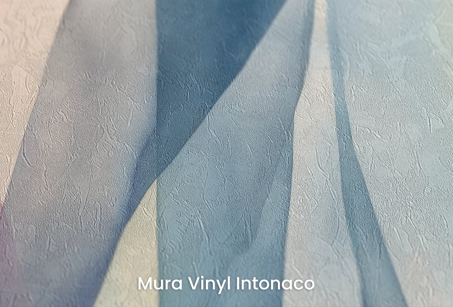 Zbliżenie na artystyczną fototapetę o nazwie Pastel Dreamscape na podłożu Mura Vinyl Intonaco - struktura tartego tynku.