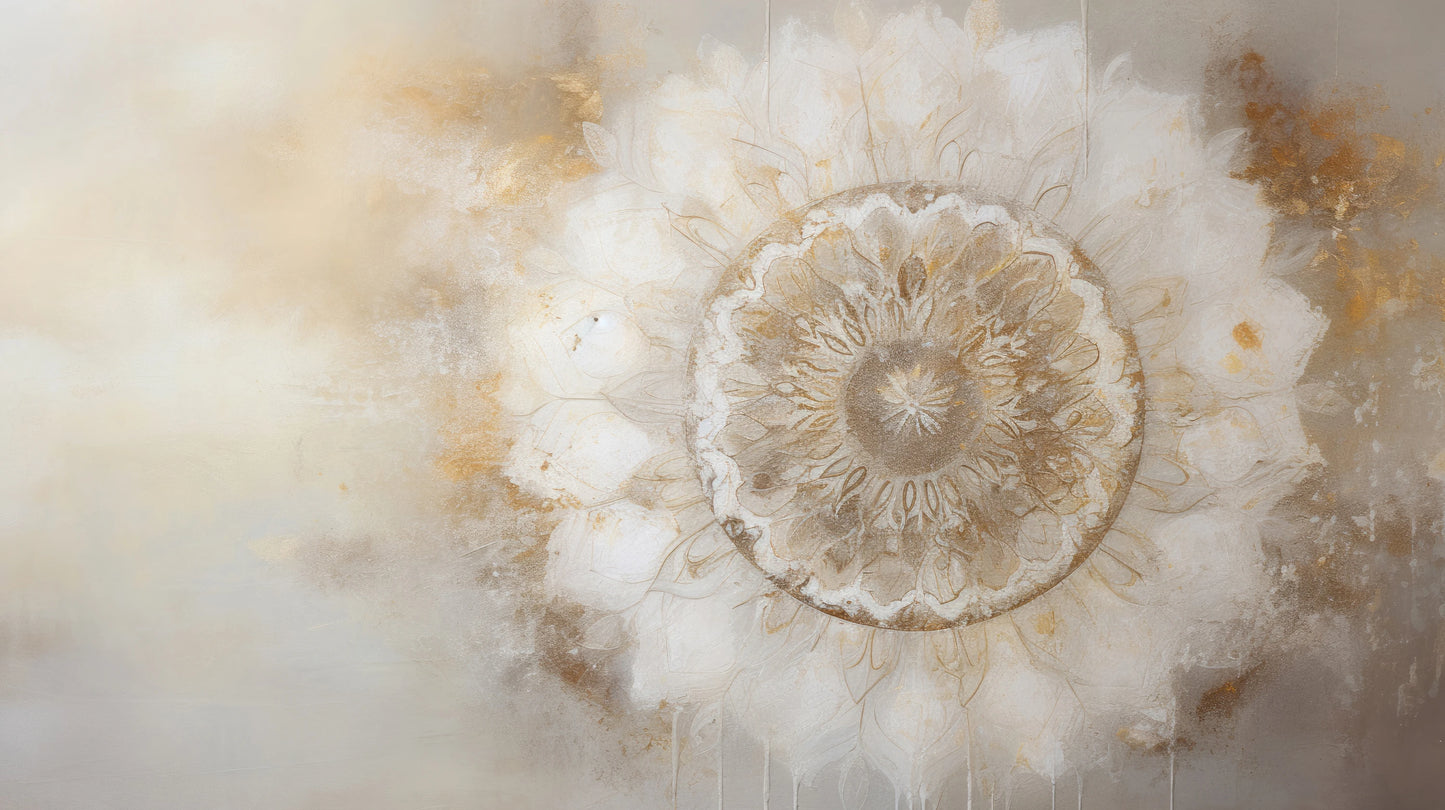 Prezentacja całego wzoru fototapety o nazwie Crystal Lotus